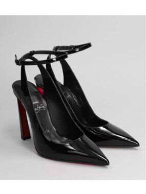 Christian Louboutin NIB Condora 100 Patent Leather Slingback Pumps Size 36